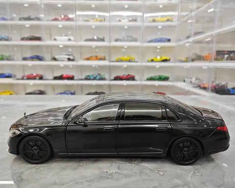 [Almost Real] 1:18 Mercedes-Maybach 2021 S-Class Black Knight Model Car Die-Cast