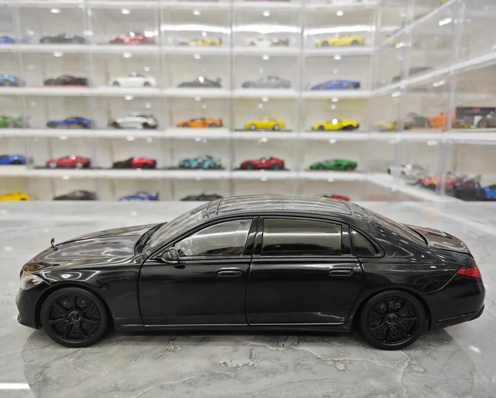 [Almost Real] 1:18 Mercedes-Maybach 2021 S-Class noir Knight voiture miniature Die-Cast