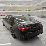 [Almost Real] 1:18 Mercedes-Maybach 2021 S-Class ブラック Knight モデルカー Die-Cast