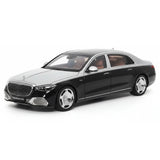 [Almost Real] 1:18 Mercedes-Maybach 2021 S-Class Black & Silver Model Car Die-Cast