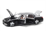 [Almost Real] 1:18 Mercedes-Maybach 2021 S-Class Black & Silver Model Car Die-Cast