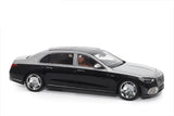 [Almost Real] 1:18 Mercedes-Maybach 2021 S-Class Black & Silver Model Car Die-Cast