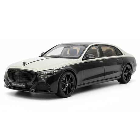 [Almost Real] 1:18 Mercedes-Maybach 2021 S-Class Black & White Model Car Die-Cast