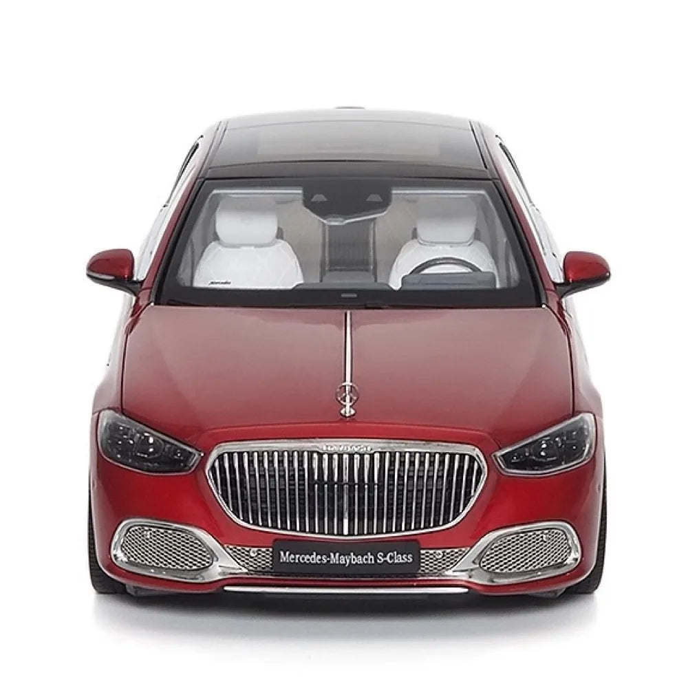 [Almost Real] 1:18 Mercedes-Maybach 2021 S-Class rood modelauto Die-Cast