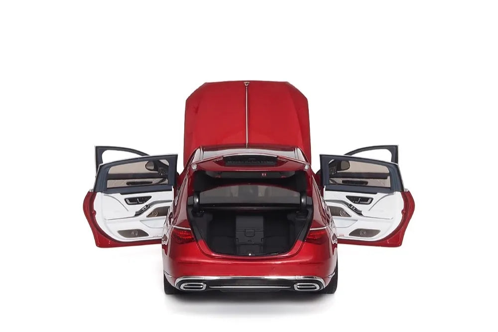 [Almost Real] 1:18 Mercedes-Maybach 2021 S-Class Red Model Car Die-Cast