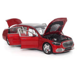 [Almost Real] 1:18 Mercedes-Maybach 2021 S-Class rood modelauto Die-Cast