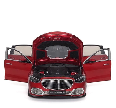 [Almost Real] 1:18 Mercedes-Maybach 2021 S-Class rood modelauto Die-Cast