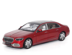 [Almost Real] 1:18 Mercedes-Maybach 2021 S-Class Red Model Car Die-Cast