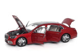 [Almost Real] 1:18 Mercedes-Maybach 2021 S-Class rood modelauto Die-Cast