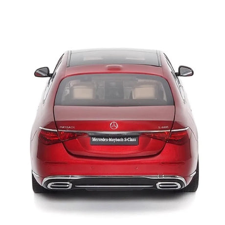 [Almost Real] 1:18 Mercedes-Maybach 2021 S-Class rood modelauto Die-Cast
