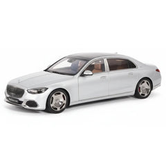 [Almost Real] 1:18 Mercedes-Maybach 2021 S-Class Silver Model Car Die-Cast