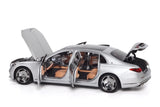 [Almost Real] 1:18 Mercedes-Maybach 2021 S-Class Silver Model Car Die-Cast