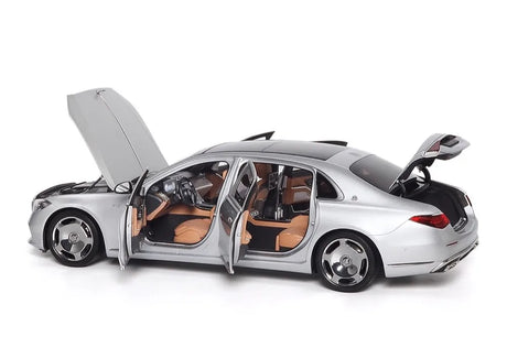 [Almost Real] 1:18 Mercedes-Maybach 2021 S-Class zilver modelauto Die-Cast