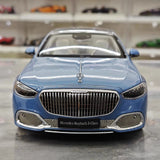 [Almost Real] 1:18 Mercedes-Maybach 2021 S-Class Blue Model Car Die-Cast