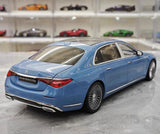 [Almost Real] 1:18 Mercedes-Maybach 2021 S-Class Blue Model Car Die-Cast