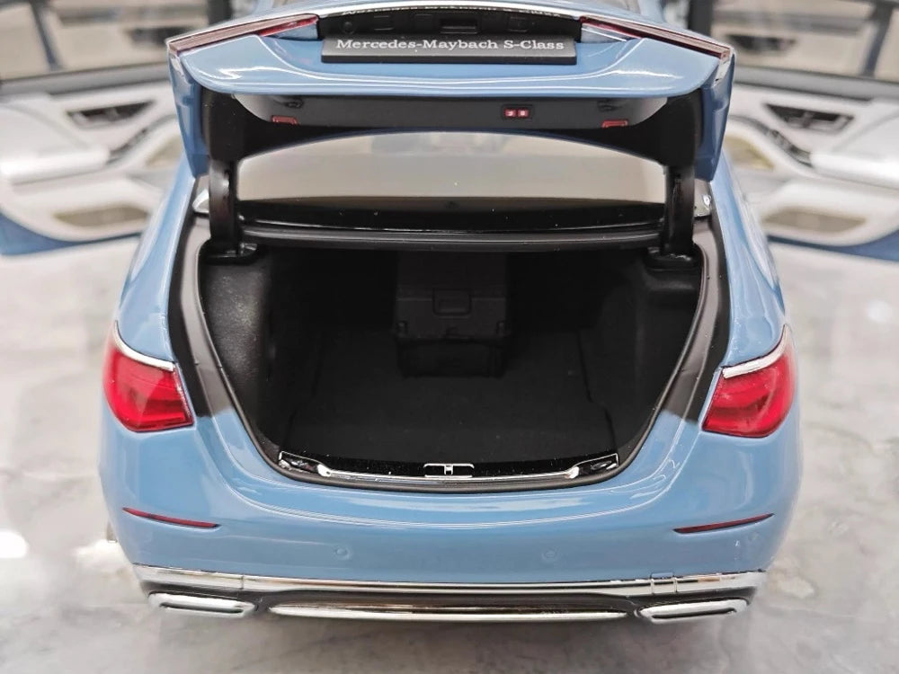 [Almost Real] 1:18 Mercedes-Maybach 2021 S-Class Blue Model Car Die-Cast