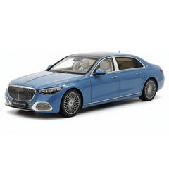 [Almost Real] 1:18 Mercedes-Maybach 2021 S-Class Blue Model Car Die-Cast