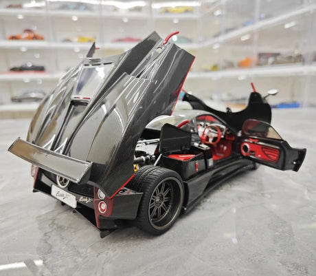 [Almost Real] 1:18 Pagani 2005 Zonda F Black Model Car Die-Cast
