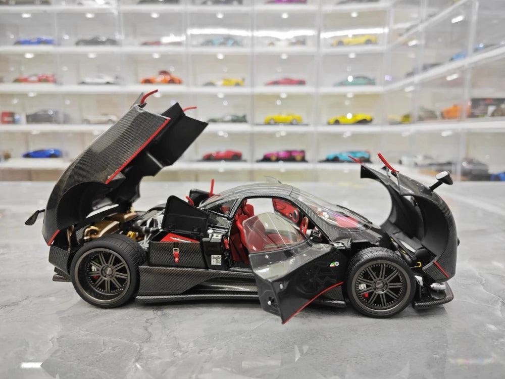 [Almost Real] 1:18 Pagani 2005 Zonda F Black Model Car Die-Cast