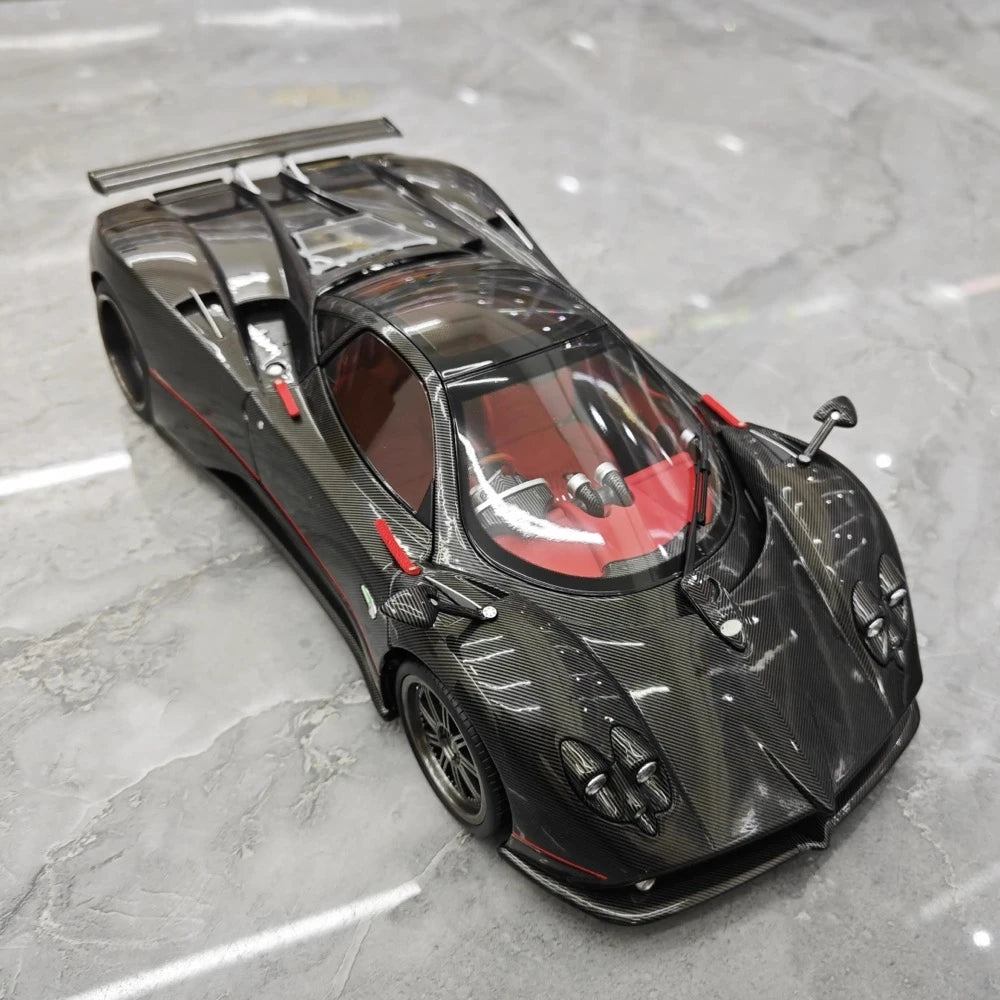 [Almost Real] 1:18 Pagani 2005 Zonda F Black Model Car Die-Cast