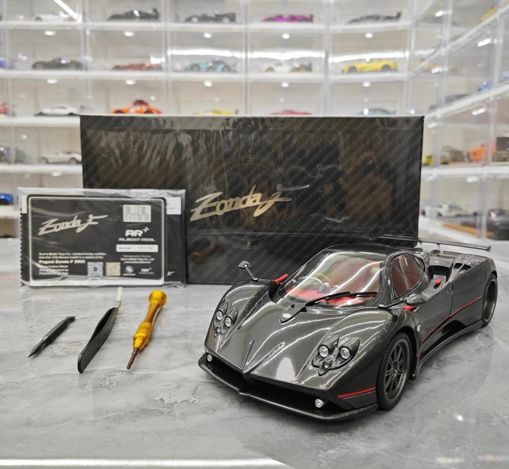 [Almost Real] 1:18 Pagani 2005 Zonda F Black Model Car Die-Cast