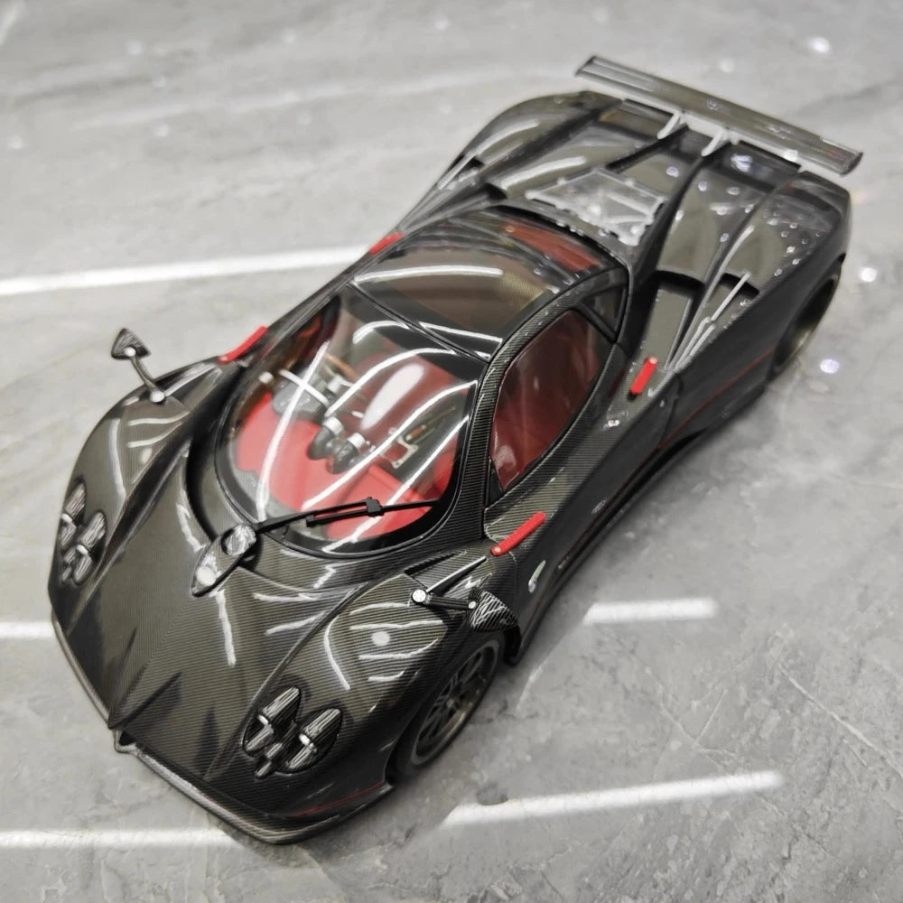 [Almost Real] 1:18 Pagani 2005 Zonda F Black Model Car Die-Cast