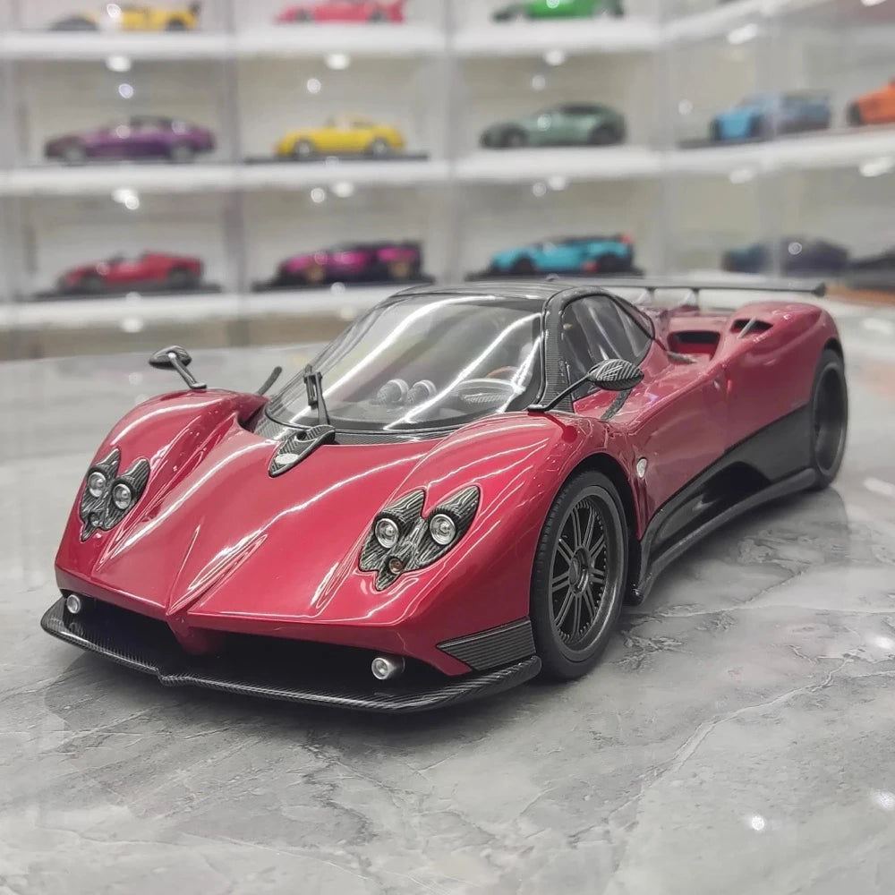[Almost Real] 1:18 Pagani 2005 Zonda F Red Model Car Die-Cast