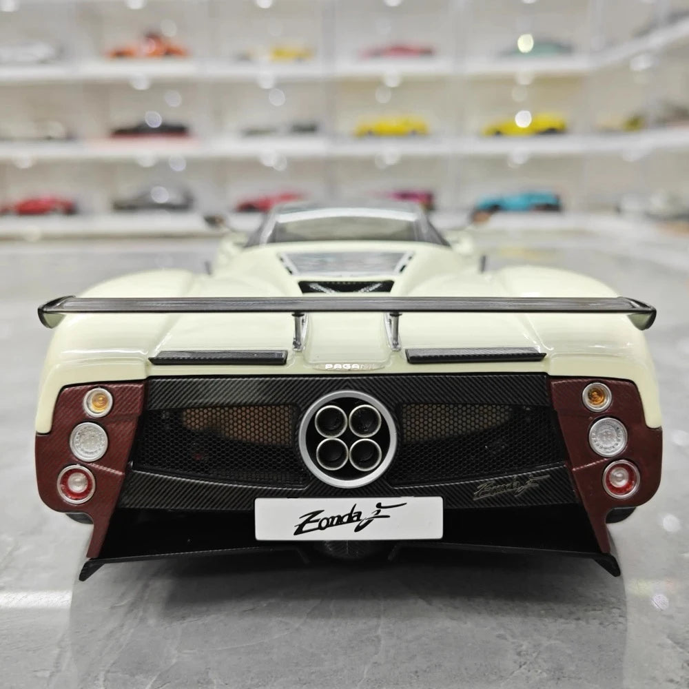 [Almost Real] 1:18 Pagani 2005 Zonda F White Model Car Die-Cast