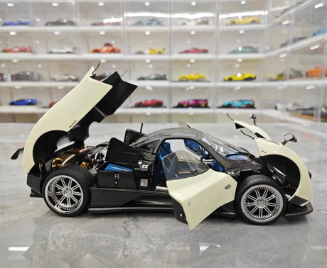 [Almost Real] 1:18 Pagani 2005 Zonda F White Model Car Die-Cast