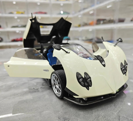 [Almost Real] 1:18 Pagani 2005 Zonda F White Model Car Die-Cast