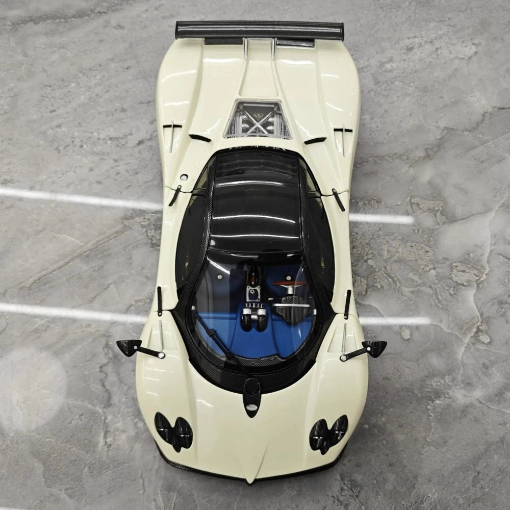 [Almost Real] 1:18 Pagani 2005 Zonda F White Model Car Die-Cast
