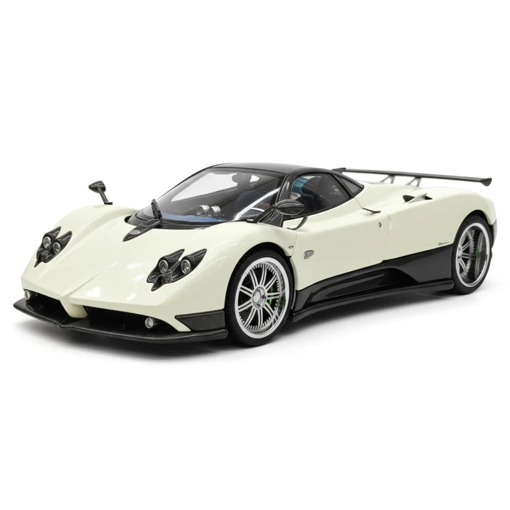 [Almost Real] 1:18 Pagani 2005 Zonda F White Model Car Die-Cast