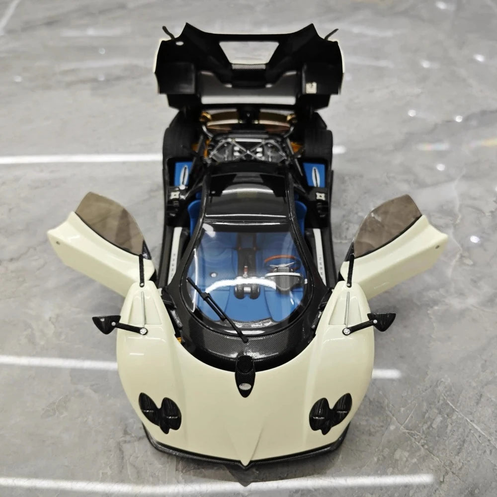[Almost Real] 1:18 Pagani 2005 Zonda F White Model Car Die-Cast