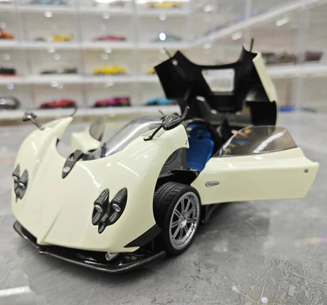 [Almost Real] 1:18 Pagani 2005 Zonda F White Model Car Die-Cast