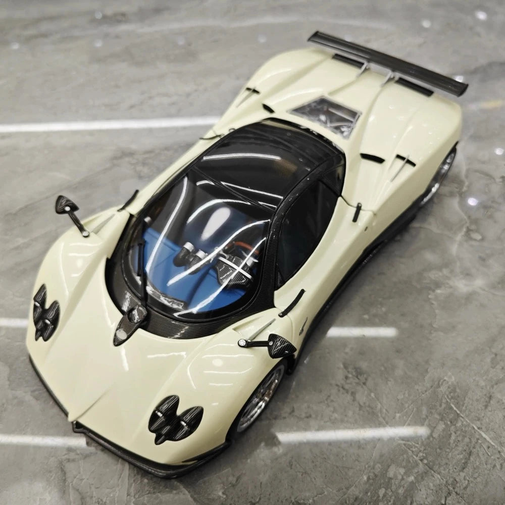 [Almost Real] 1:18 Pagani 2005 Zonda F White Model Car Die-Cast