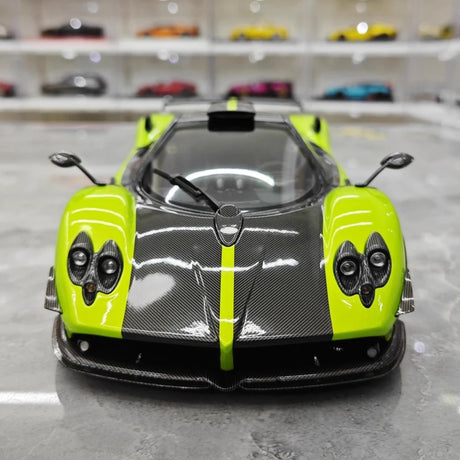 [Almost Real] 1:18 Pagani 2009 Zonda Cinque Coupe Green Model Car Die-Cast