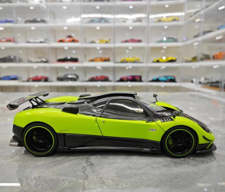 [Almost Real] 1:18 Pagani 2009 Zonda Cinque Coupe Green Model Car Die-Cast