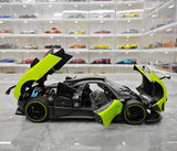 [Almost Real] 1:18 Pagani 2009 Zonda Cinque Coupe Green Model Car Die-Cast