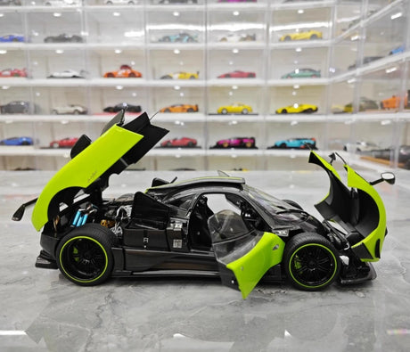 [Almost Real] 1:18 Pagani 2009 Zonda Cinque Coupe Green Model Car Die-Cast