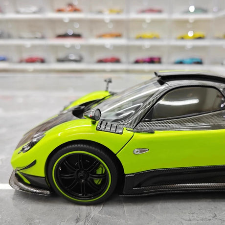 [Almost Real] 1:18 Pagani 2009 Zonda Cinque Coupe Green Model Car Die-Cast