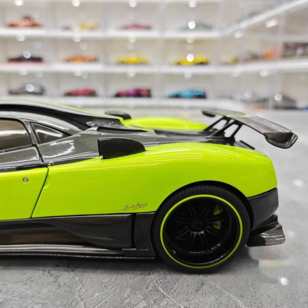 [Almost Real] 1:18 Pagani 2009 Zonda Cinque Coupe Green Model Car Die-Cast