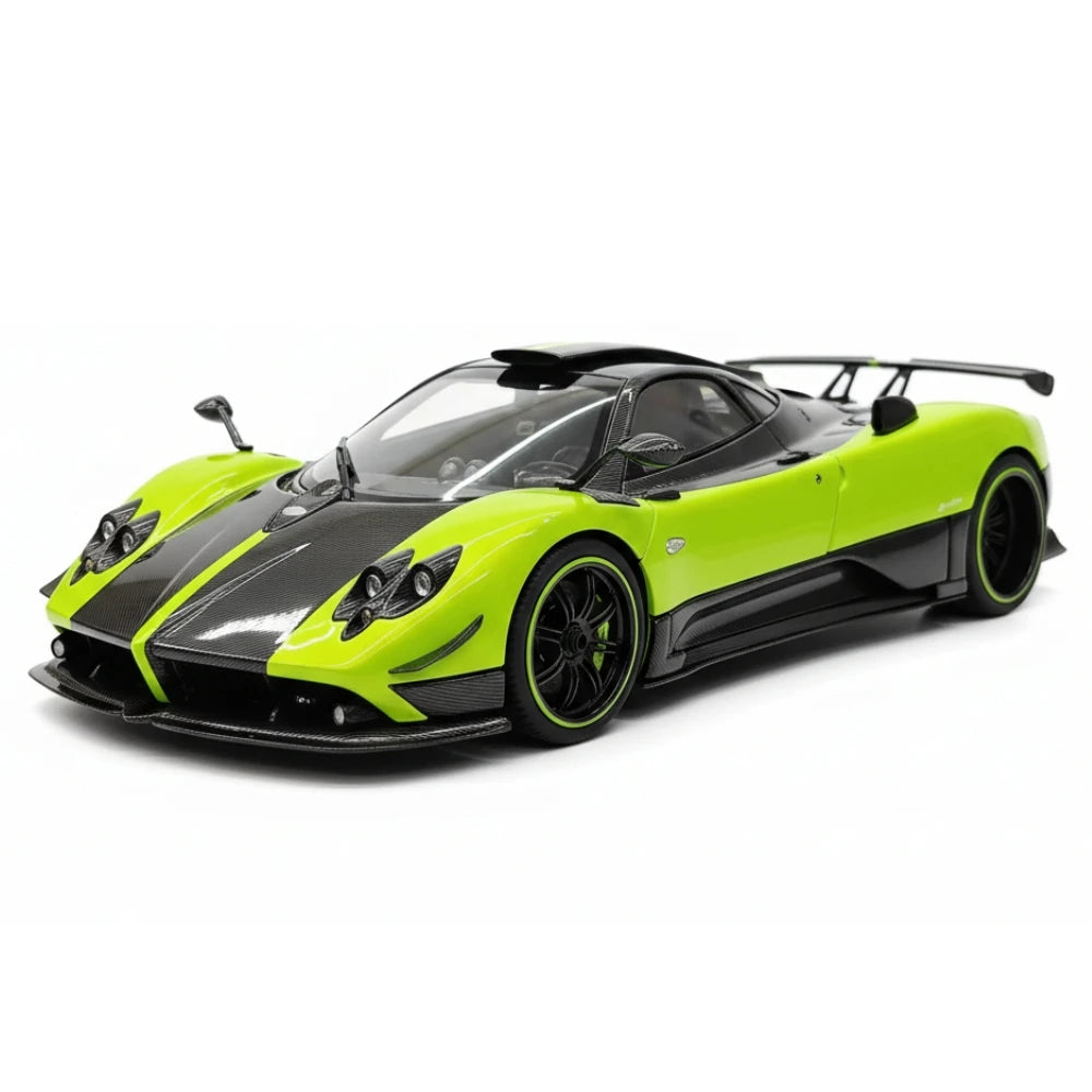 [Almost Real] 1:18 Pagani 2009 Zonda Cinque Coupe Green Model Car Die-Cast