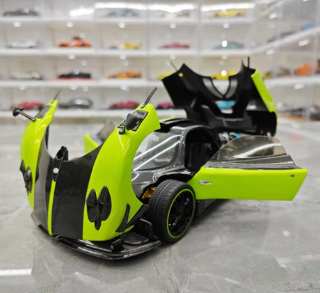 [Almost Real] 1:18 Pagani 2009 Zonda Cinque Coupe Green Model Car Die-Cast