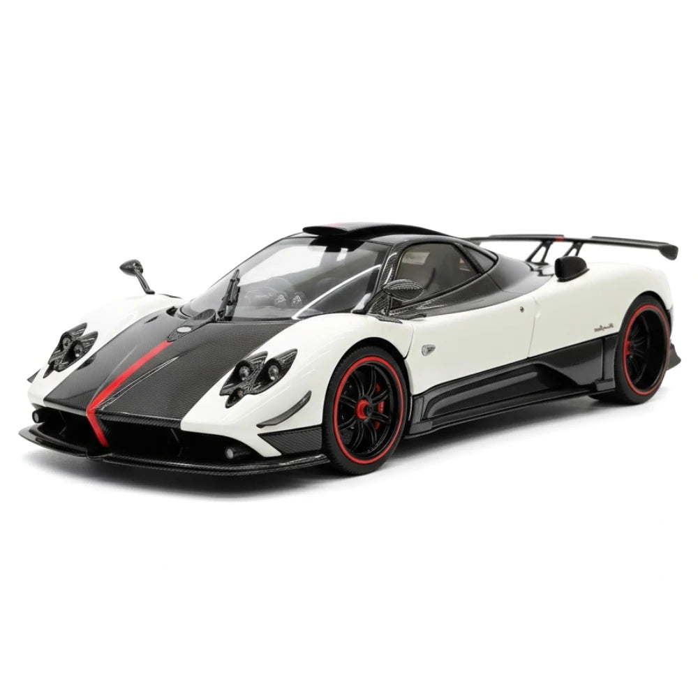 [Almost Real] 1:18 Pagani 2009 Zonda Cinque Coupe White Model Car Die-Cast