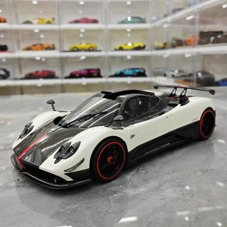 [Almost Real] 1:18 Pagani 2009 Zonda Cinque Coupe White Model Car Die-Cast