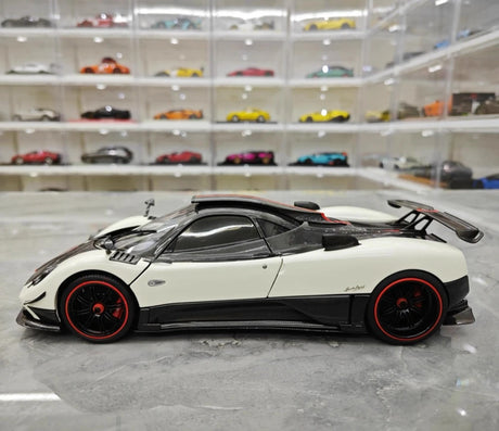 [Almost Real] 1:18 Pagani 2009 Zonda Cinque Coupe White Model Car Die-Cast