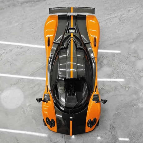 [Almost Real] 1:18 Pagani 2009 Zonda Cinque Coupe Yellow Model Car Die-Cast