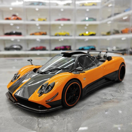 [Almost Real] 1:18 Pagani 2009 Zonda Cinque Coupe Yellow Model Car Die-Cast