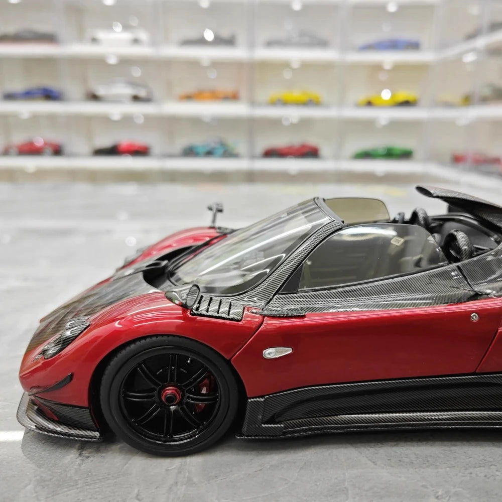 [Almost Real] 1:18 Pagani 2009 Zonda Cinque Roadster Red Model Car Die-Cast