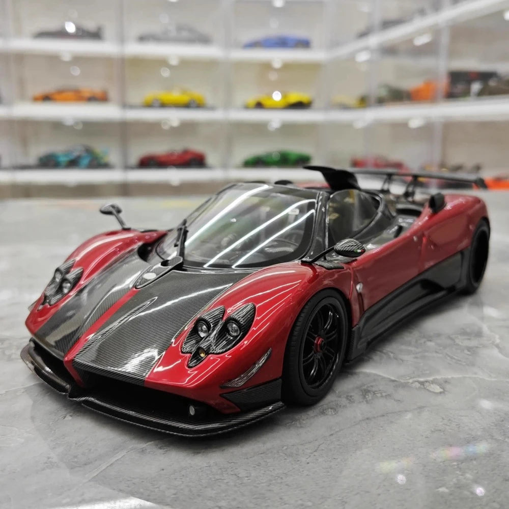 [Almost Real] 1:18 Pagani 2009 Zonda Cinque Roadster Red Model Car Die-Cast